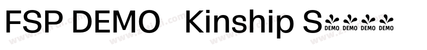 FSP DEMO   Kinship S字体转换